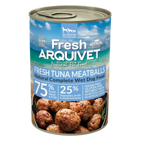 Arquivet Fresh Klopsiki z tuńczykiem 400 g – pełnoporcjowa mokra karma dla psów dorosłych
