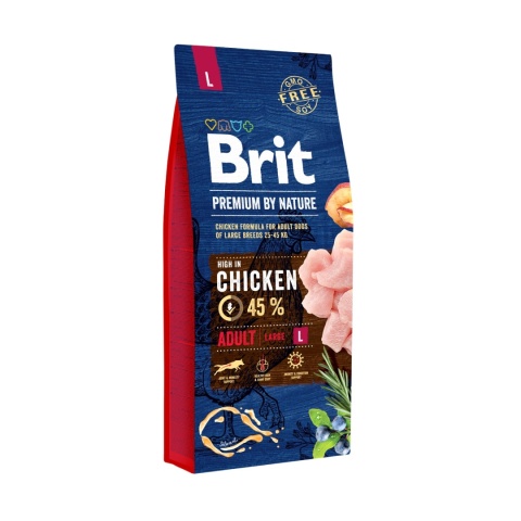 BRIT Premium By Nature Adult Large L Chicken 15 kg