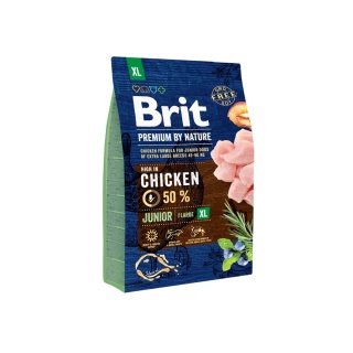 BRIT Premium By Nature Junior Extra Large XL Chicken 3 kg