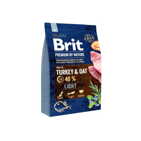 BRIT Premium By Nature Light Turkey and Oat 3 kg