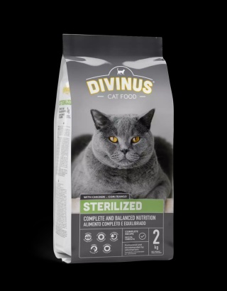 Divinus Cat Sterilized dla kotów sterylizowanych 2kg