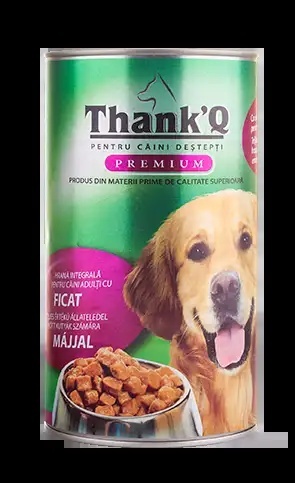THANK'Q z wątróbką w puszce 1240g